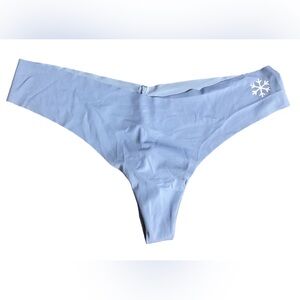 🎁Aerie Sky Blue Thong with Snowflake Accent